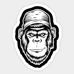 Monkey Smile Sticker